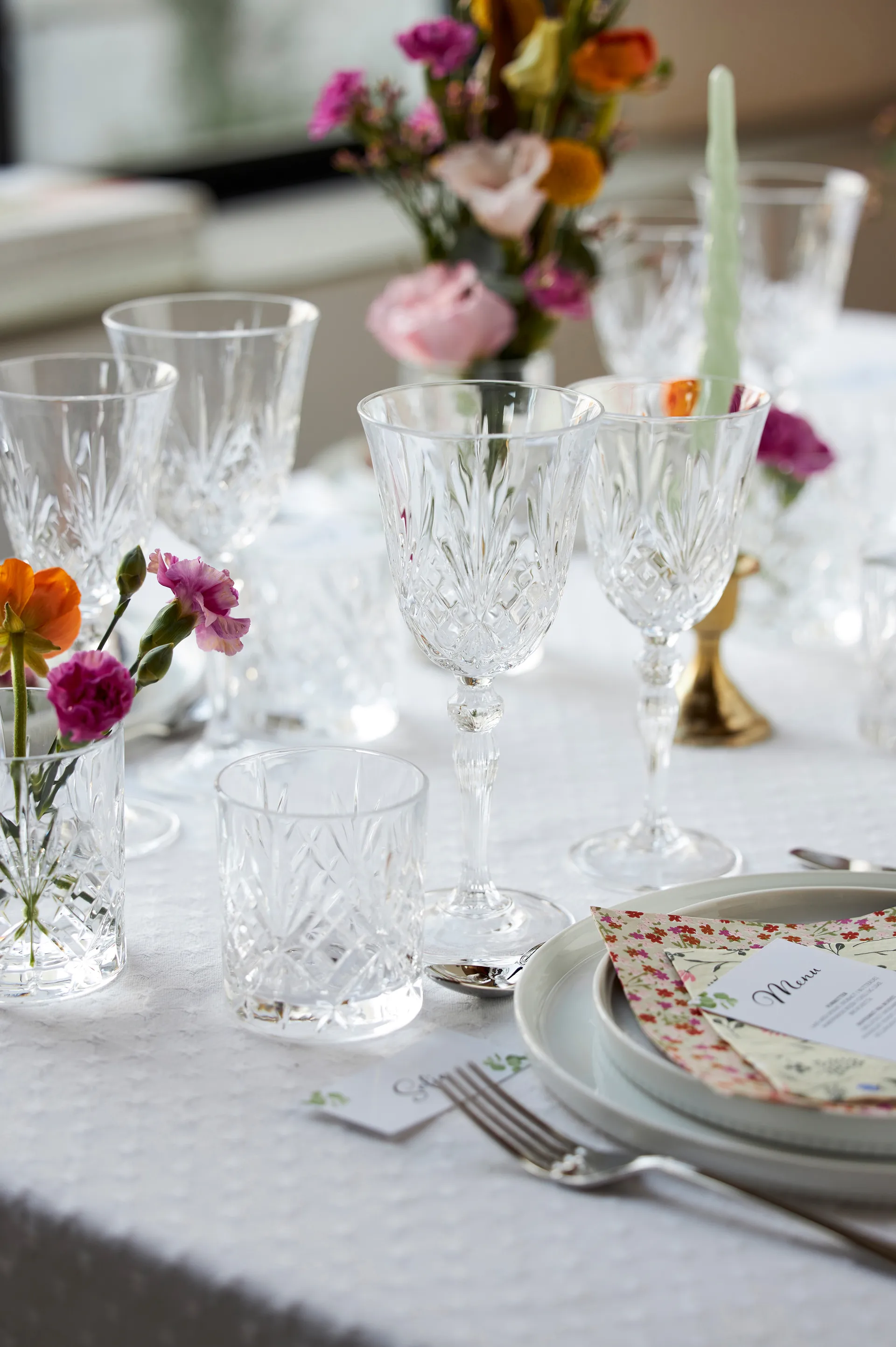 Melodia 白ワイングラス 21 cl 4本セット, Crystal Lyngby Glas