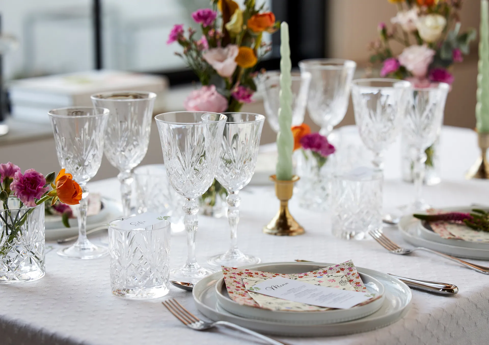 Melodia 白ワイングラス 21 cl 4本セット, Crystal Lyngby Glas