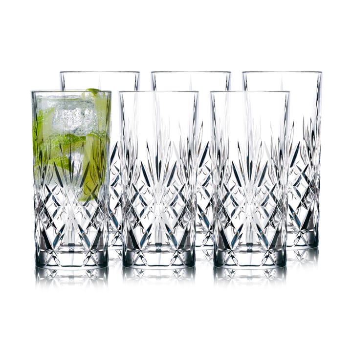 Melodia ハイボールグラス 36 cl 6本セット - Crystal - Lyngby Glas