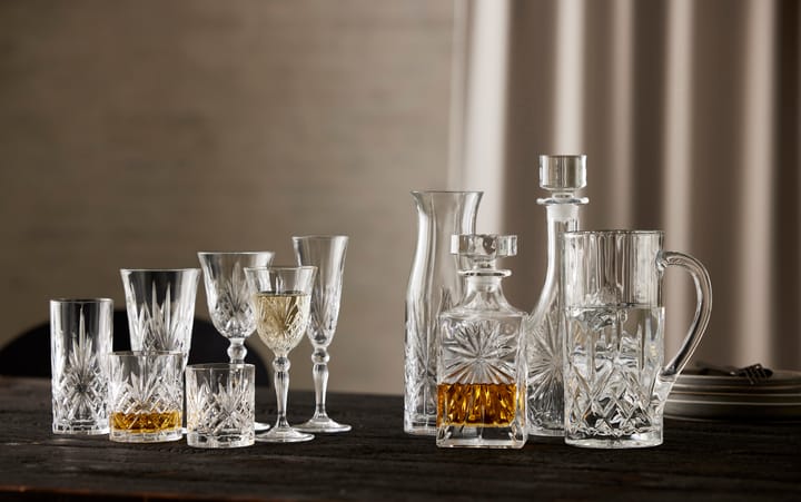 Melodia ポット＆ ハイボールグラス 7点セット, Crystal Lyngby Glas