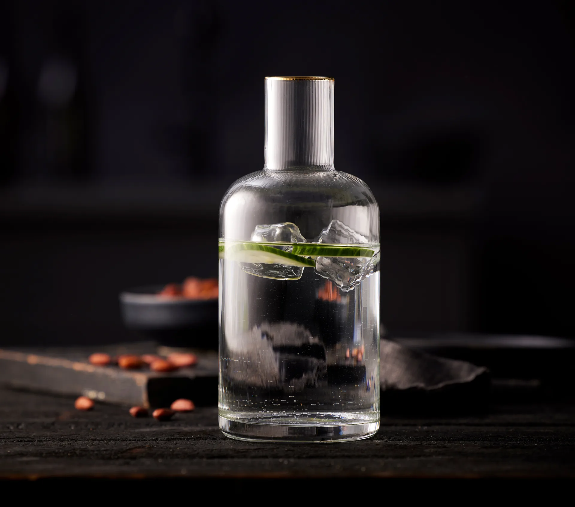 Palermo Gold カラフェ 1.5 l, Clear-gold Lyngby Glas