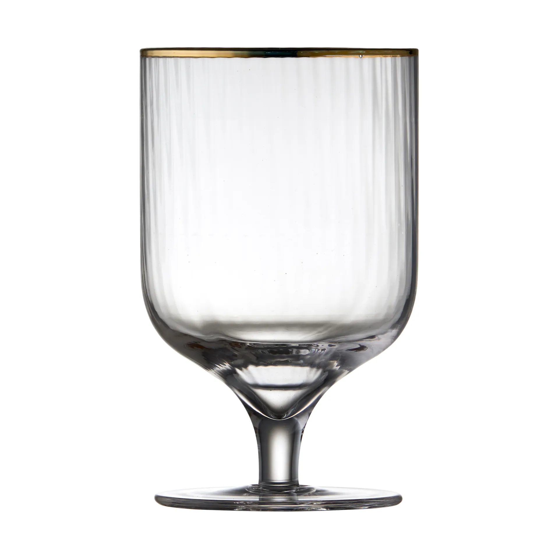 Palermo Gold ワイングラス 30 cl 4本セット, Clear-gold Lyngby Glas