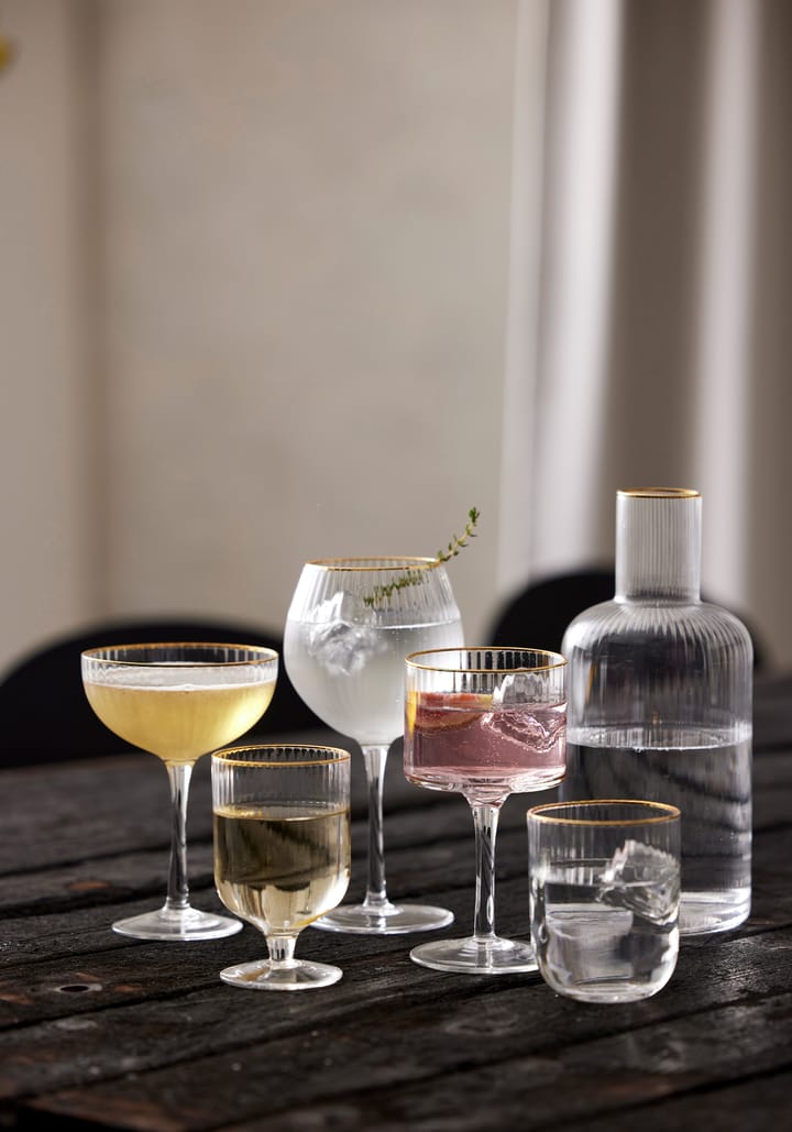 Palermo Gold カクテルグラス 31.5 cl 4本セット, Clear-gold Lyngby Glas