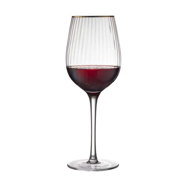 Palermo Gold 赤ワイングラス 40 cl 4本セット, Clear-gold Lyngby Glas