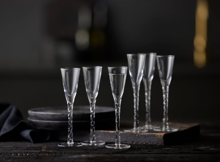 Paris スナップスグラス 2.5 cl 6本セット, Clear Lyngby Glas
