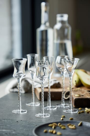 Rom スナップスグラス 2.5-5 cl 6本セット - Clear - Lyngby Glas