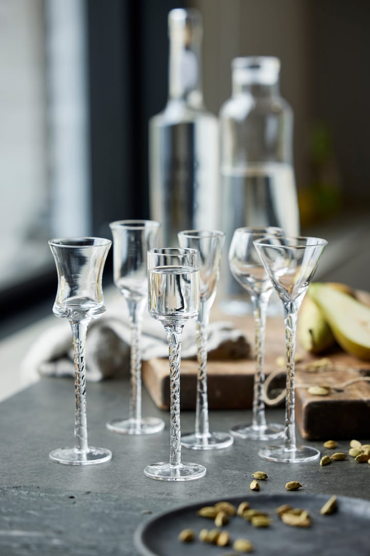 Rom スナップスグラス 2.5-5 cl 6本セット, Clear Lyngby Glas