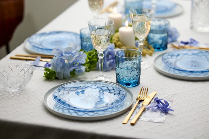 Sorrento プレート Ø21 cm 4枚, Blue Lyngby Glas