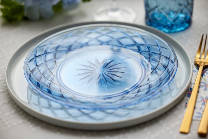 Sorrento プレート Ø21 cm 4枚, Blue Lyngby Glas