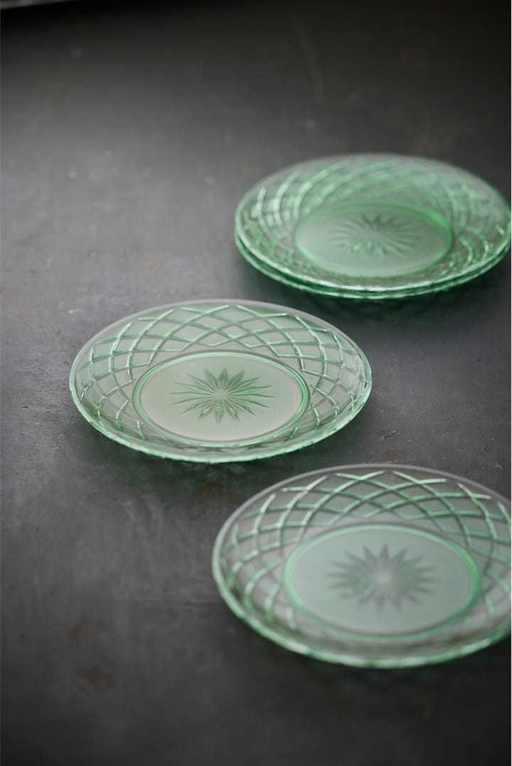 Sorrento プレート Ø21 cm 4枚, Green Lyngby Glas