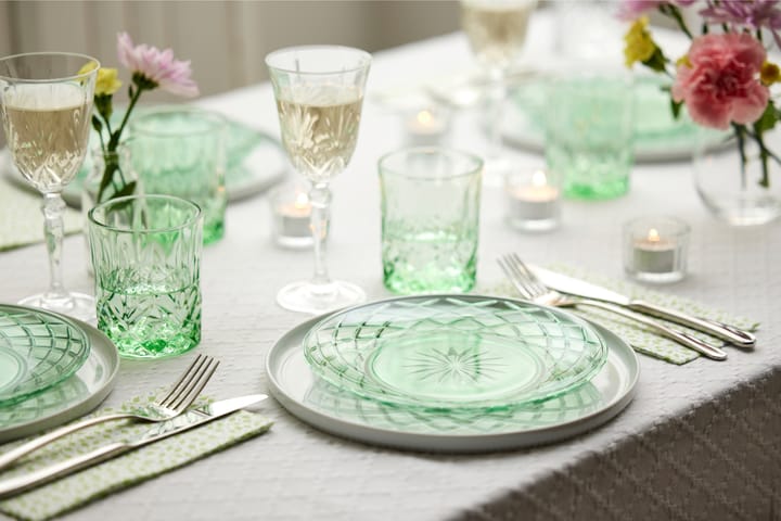 Sorrento プレート Ø21 cm 4枚, Green Lyngby Glas