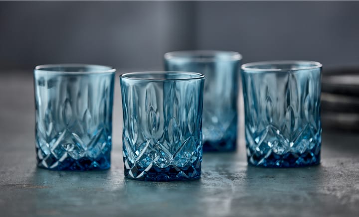 Sorrento ウイスキーグラス 32 cl 4本セット - Blue - Lyngby Glas