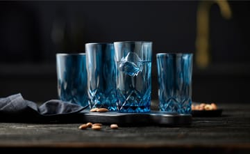 Sorrento ハイボールグラス 38 cl 4本セット - Blue - Lyngby Glas