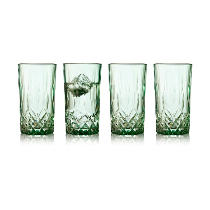 Sorrento ハイボールグラス 38 cl 4本セット - Green - Lyngby Glas