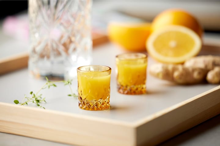 Sorrento ショットグラス 4 cl 4本セット, Amber Lyngby Glas