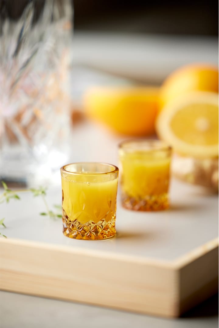 Sorrento ショットグラス 4 cl 4本セット, Amber Lyngby Glas