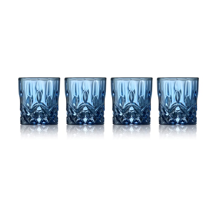 Sorrento ショットグラス 4 cl 4本セット - Blue - Lyngby Glas