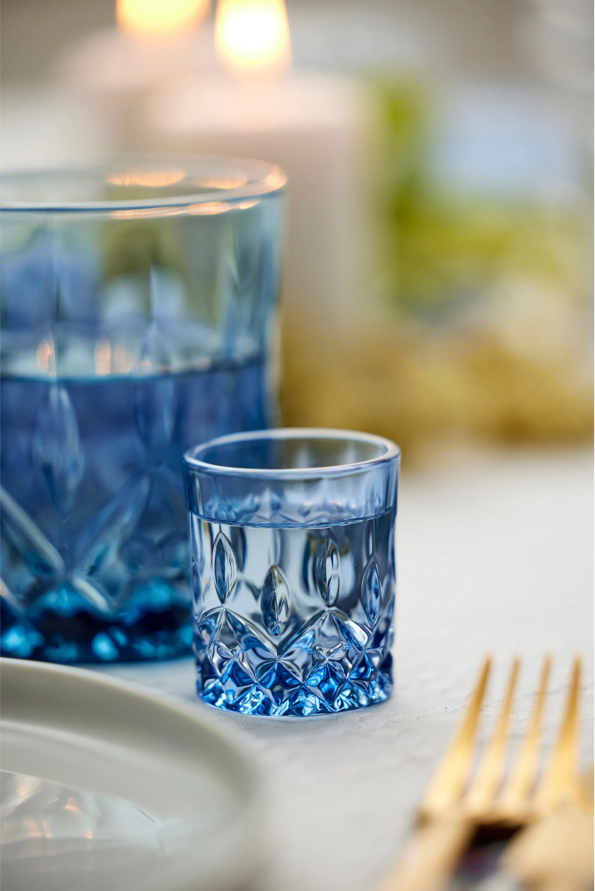 Sorrento ショットグラス 4 cl 4本セット, Blue Lyngby Glas