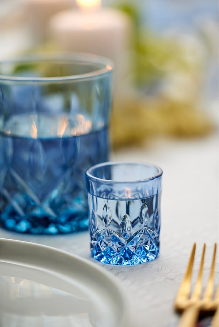 Sorrento ショットグラス 4 cl 4本セット, Blue Lyngby Glas