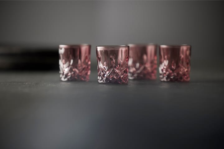 Sorrento ショットグラス 4 cl 4本セット, Pink Lyngby Glas