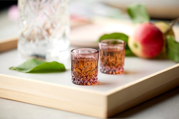 Sorrento ショットグラス 4 cl 4本セット, Pink Lyngby Glas