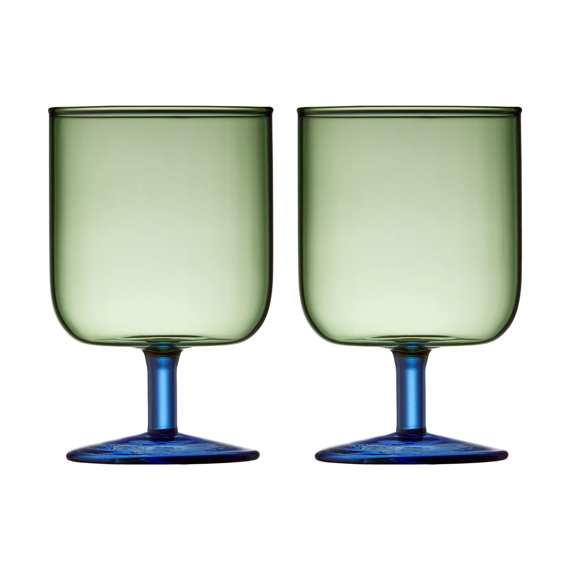 Torino ワイングラス 30 cl 2本セット, Green-blue Lyngby Glas