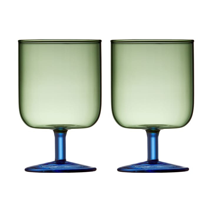 Torino ワイングラス 30 cl 2本セッ�ト - Green-blue - Lyngby Glas
