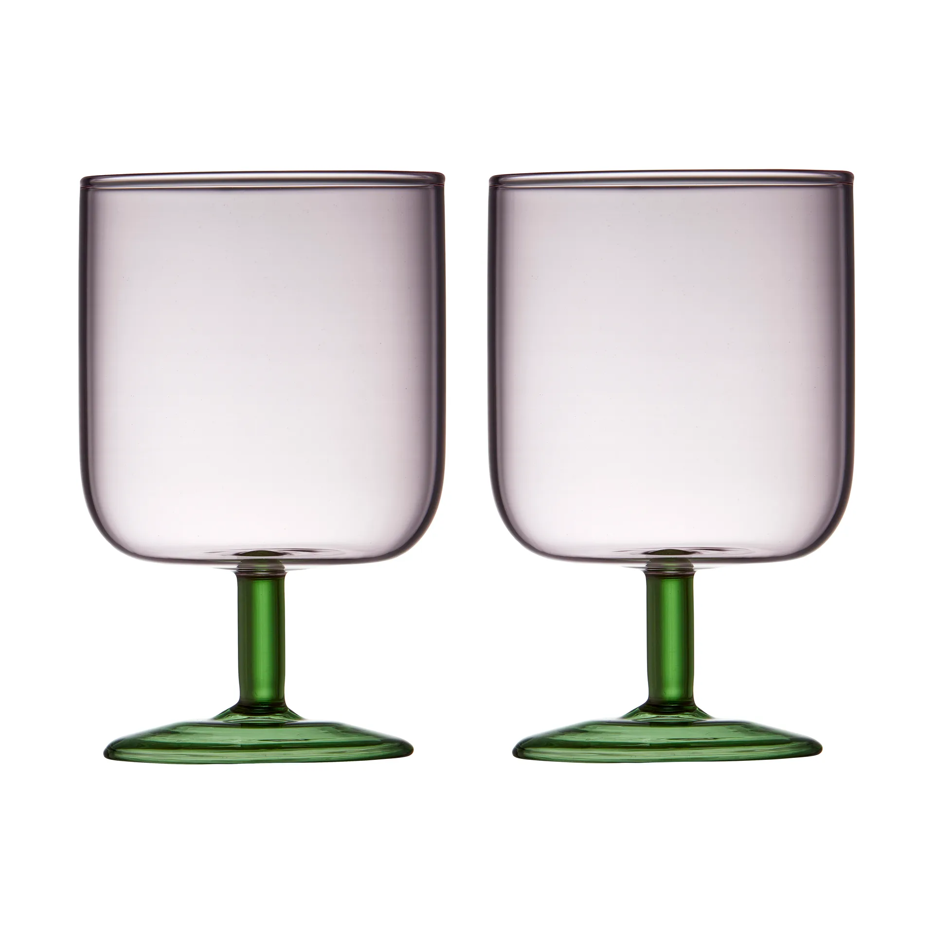 Torino ワイングラス 30 cl 2本セット, Pink-green Lyngby Glas