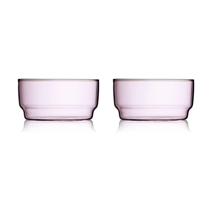 Torino ボウル 50 cl 2個セット - Pink - Lyngby Glas