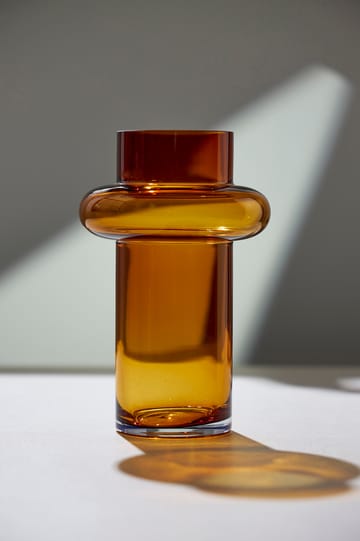 Tube グラス 花瓶 20 cm - Amber - Lyngby Glas