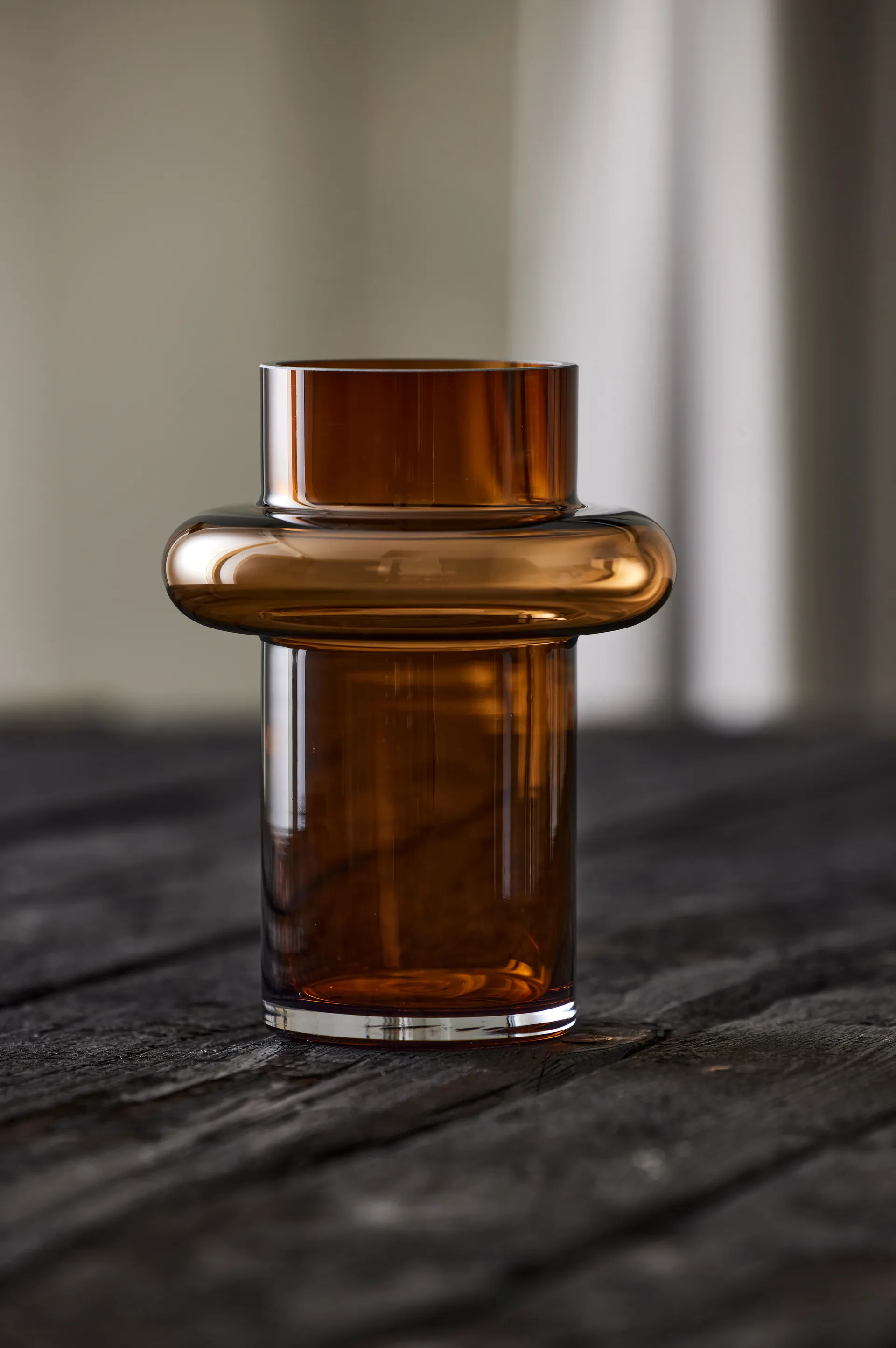 Tube ガラス花瓶 20 cm, Amber Lyngby Glas