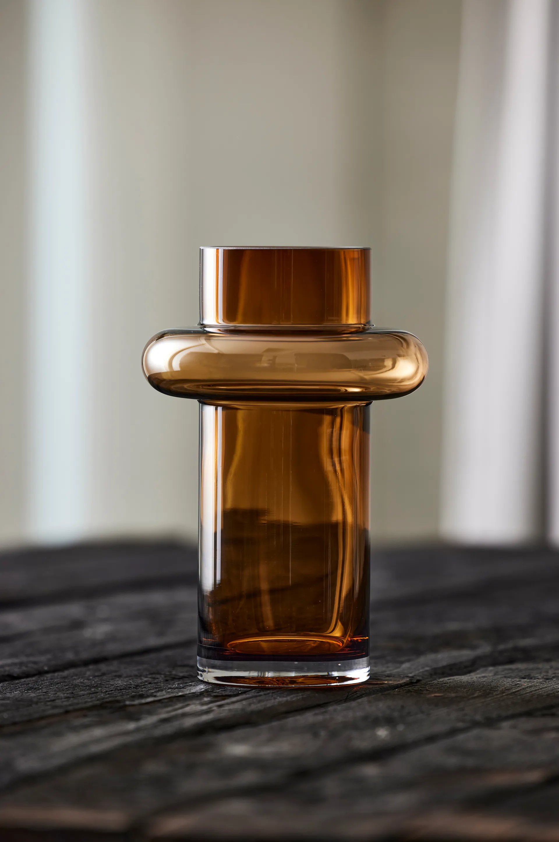 Tube ガラス花瓶 25 cm, Amber Lyngby Glas