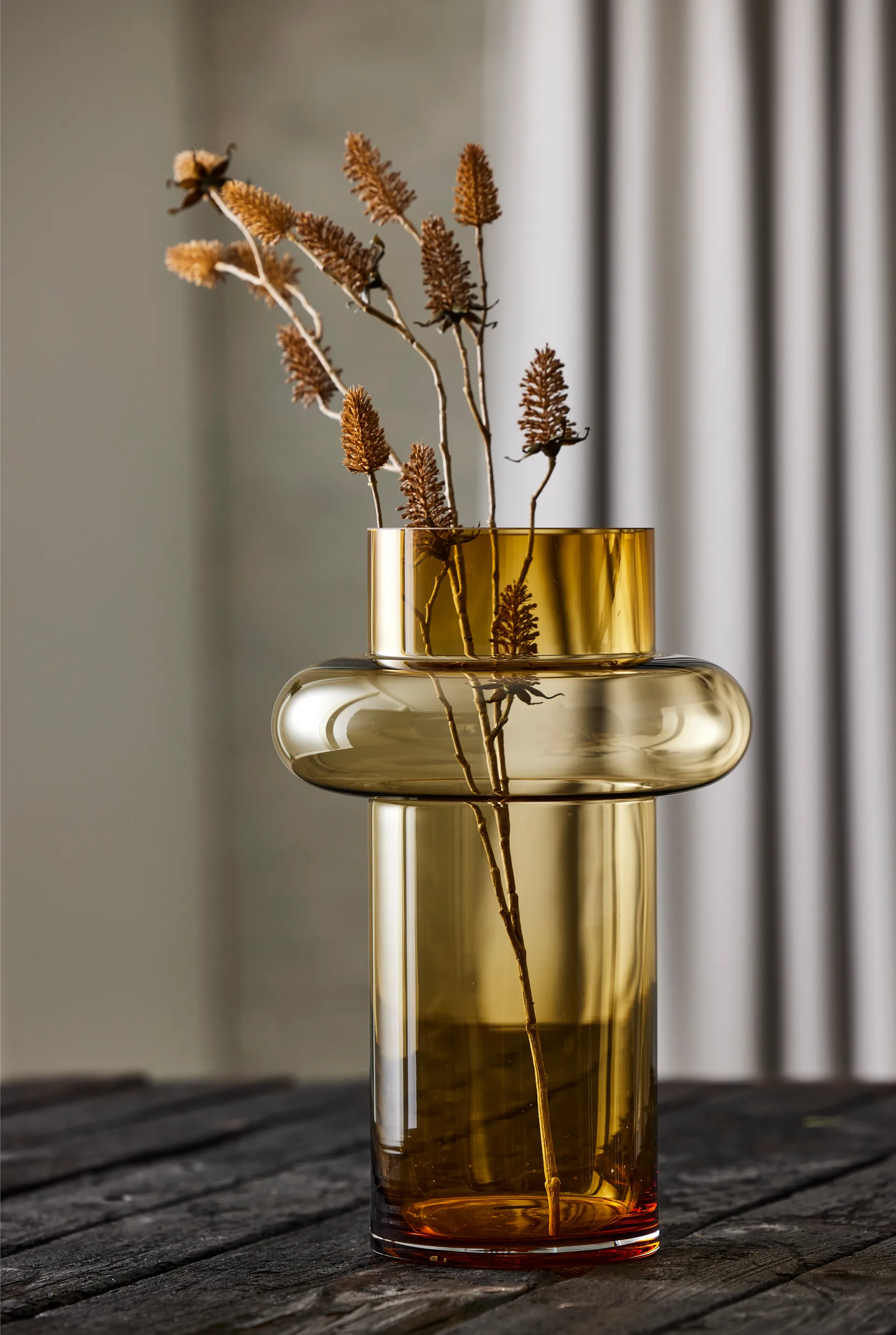 Tube ガラス花瓶 40 cm, Amber Lyngby Glas