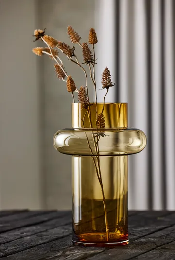 Tube ガラス花瓶 40 cm - Amber - Lyngby Glas