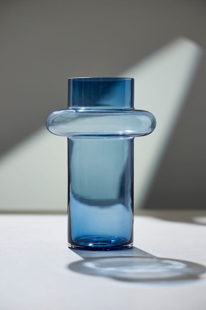 Tube ガラス花瓶 40 cm, Blue Lyngby Glas