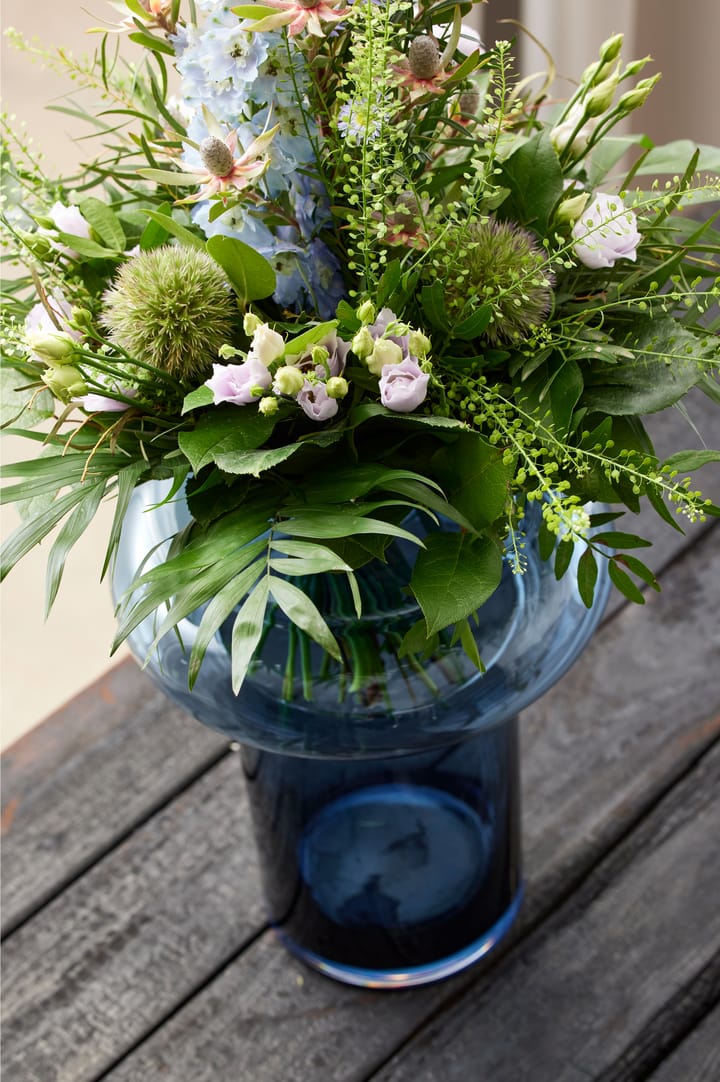 Tube ガラス花瓶 40 cm, Blue Lyngby Glas