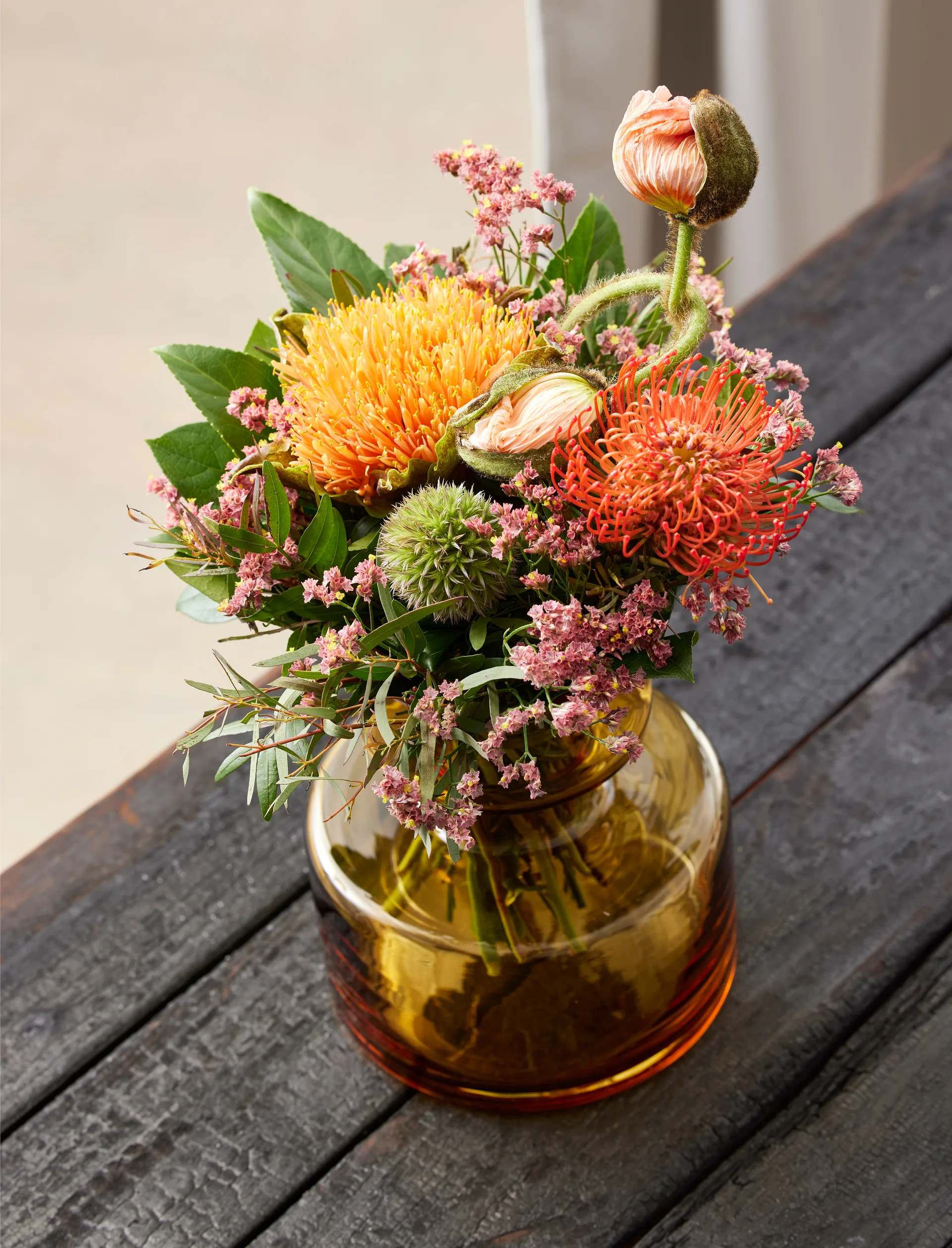 Tubular グラス 花瓶 20 cm, Amber Lyngby Glas