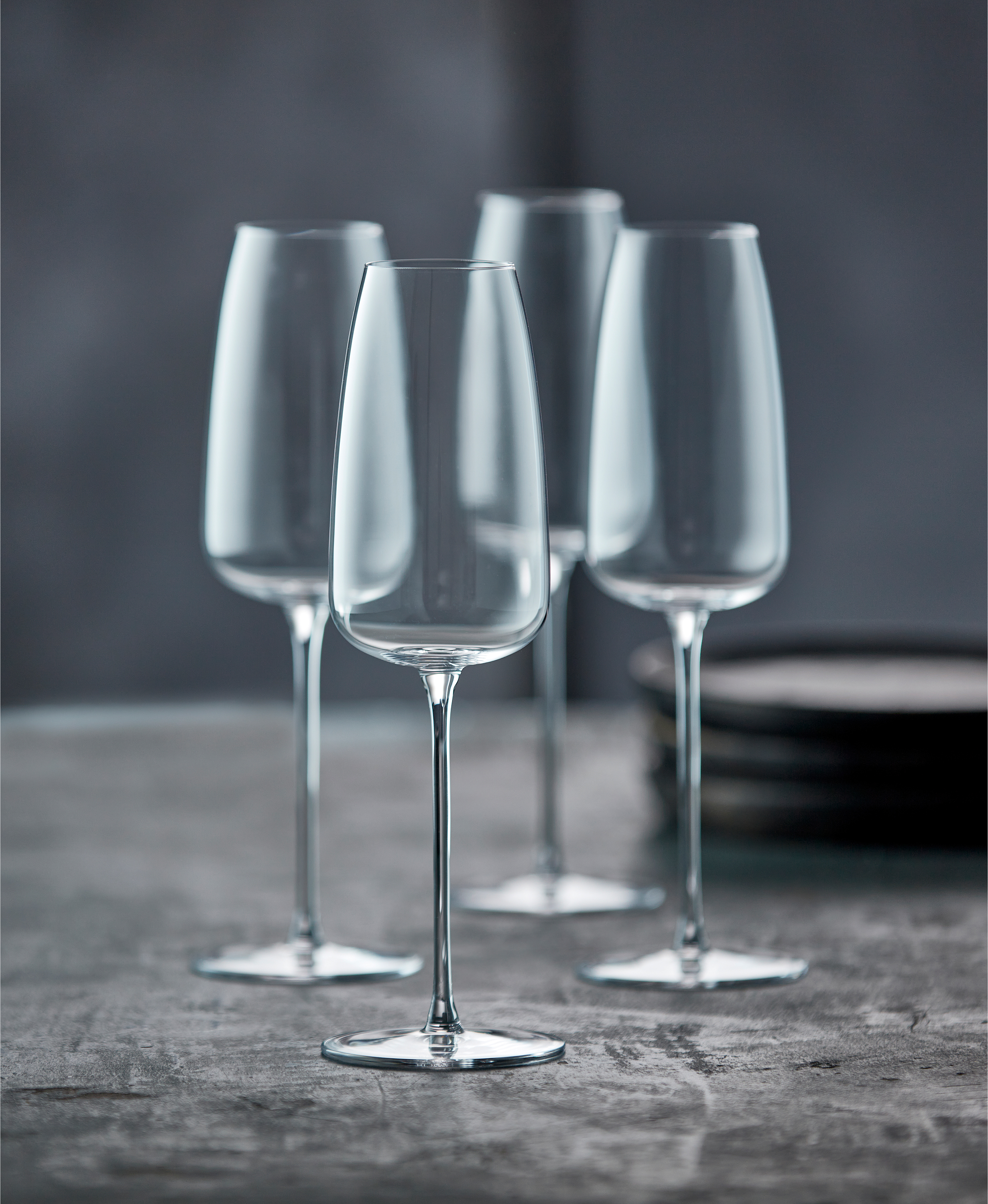 Lyngby Glas からのVeneto シャンパングラス 36 cl 2本セット