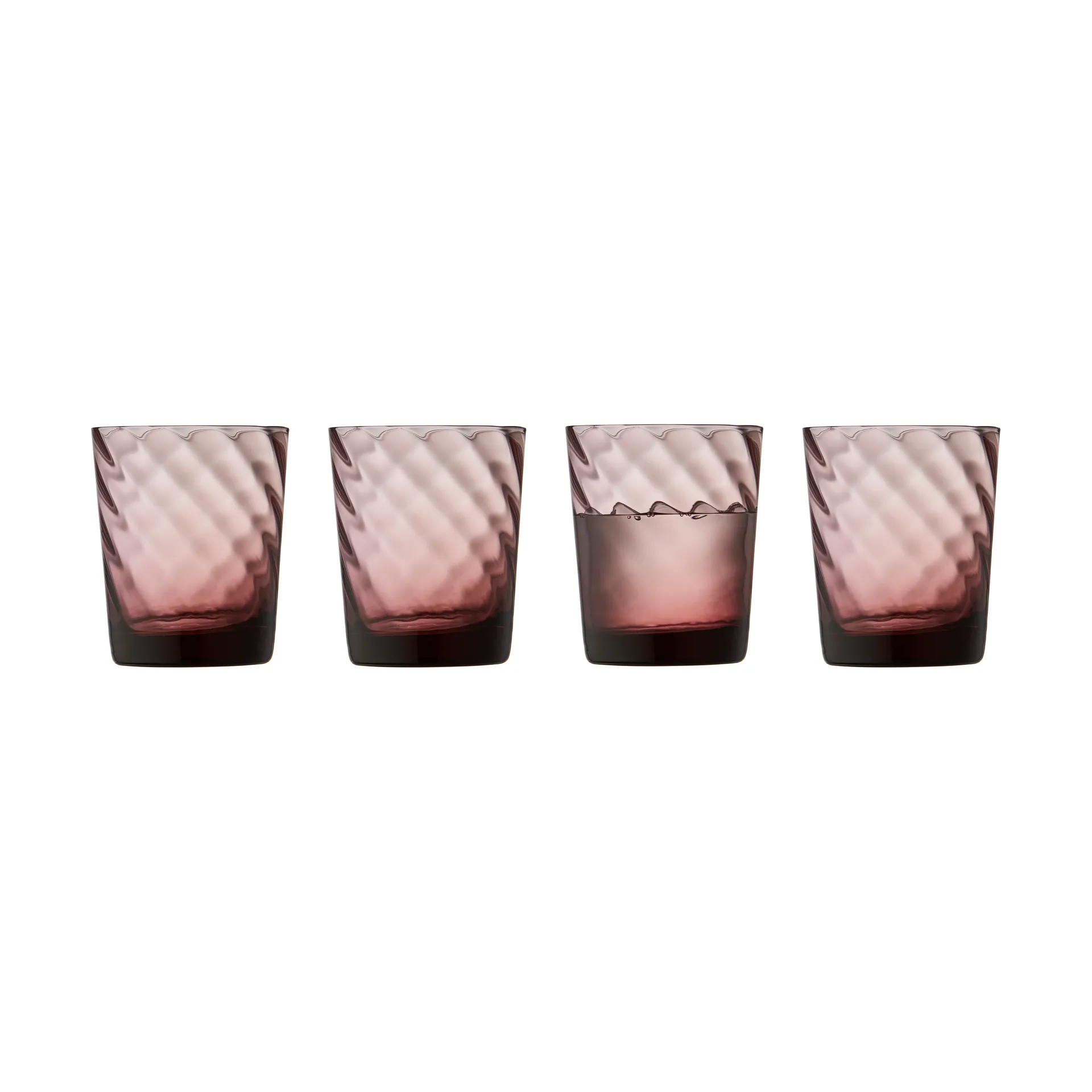 Vienna ウォーターグラス 30 cl 4本セット, Pink Lyngby Glas