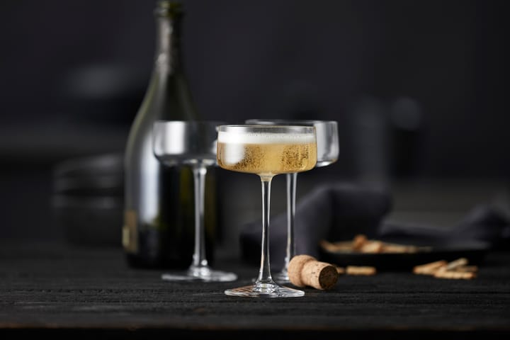 Zero シャンパングラス クープ 26 cl 4本セット, Crystal Lyngby Glas