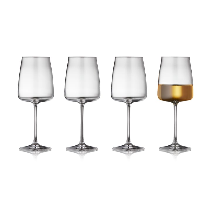 Zero 白ワイングラス 43 cl 4本セット - Crystal - Lyngby Glas