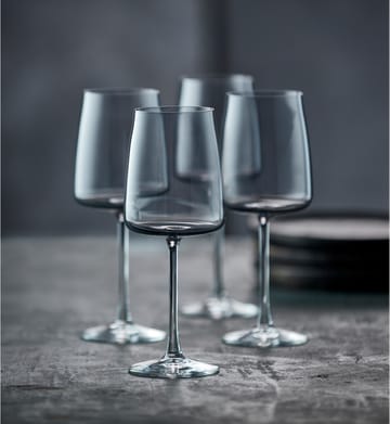Zero 白ワイングラス 43 cl 4本セット - Smoke - Lyngby Glas