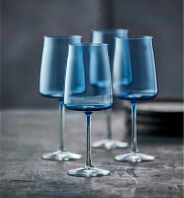 Zero 赤ワイングラス 54 cl 4本セット - Blue - Lyngby Glas