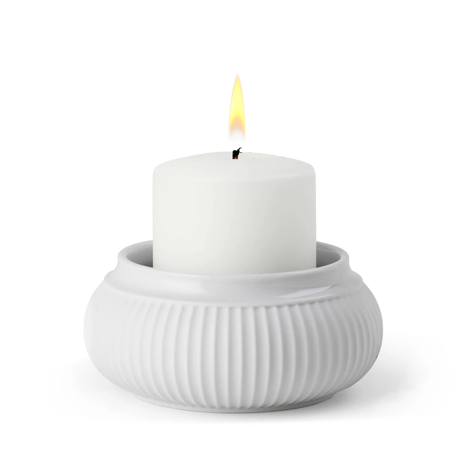 Curve ランタン Ø6.5 cm, White Lyngby Porcelæn | リュンビューポーセリン