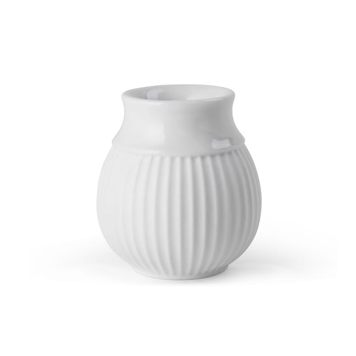 Curve キャンドルスティック 7 cm - White - Lyngby Porcelæn | リュンビューポーセリン