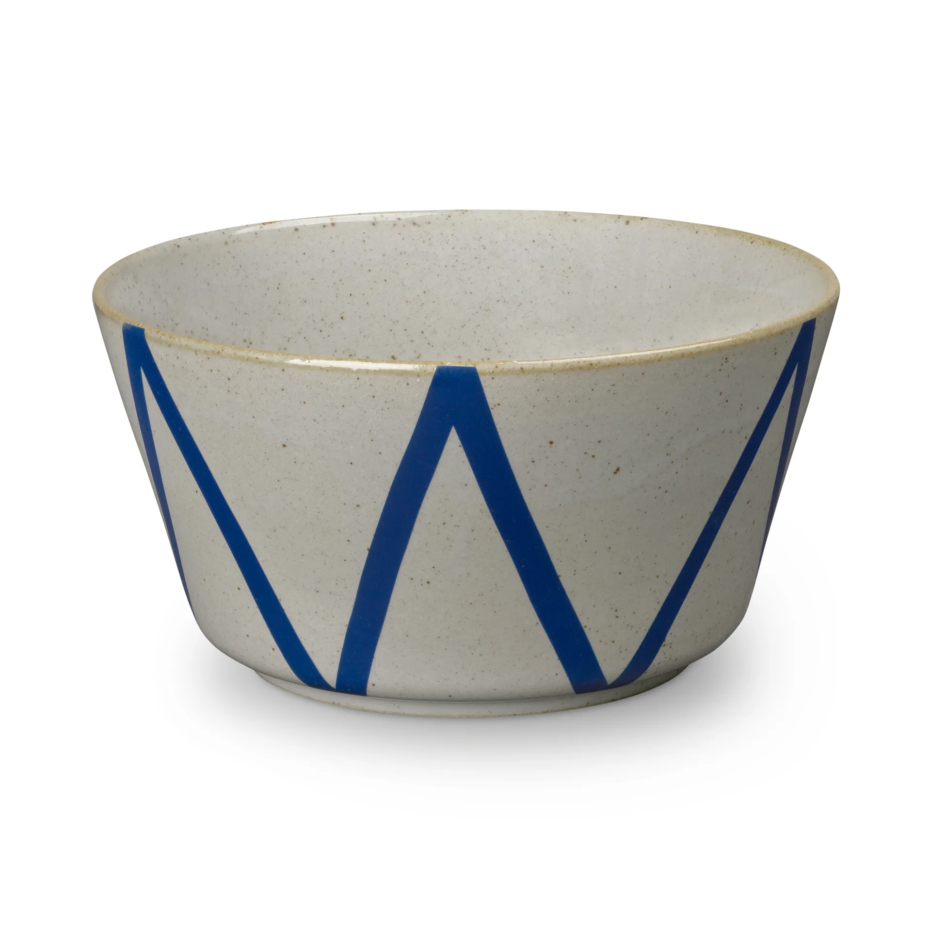 DAN-ILD zigzag ボウル Ø21 cm, blue Lyngby Porcelæn | リュンビューポーセリン