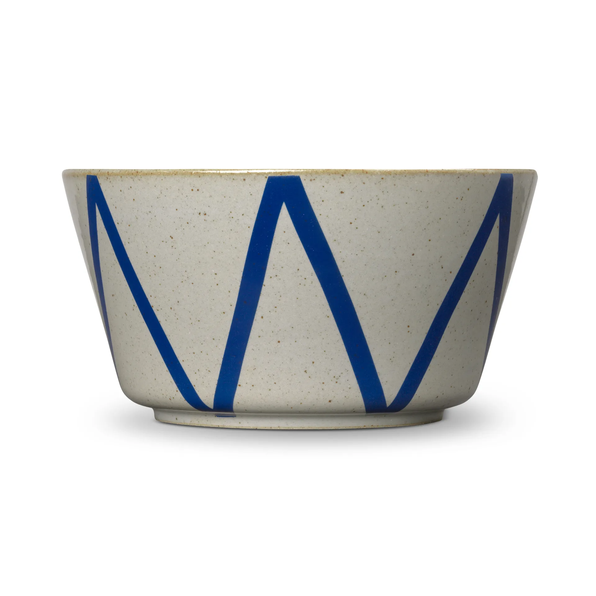 DAN-ILD zigzag ボウル Ø21 cm, blue Lyngby Porcelæn | リュンビューポーセリン
