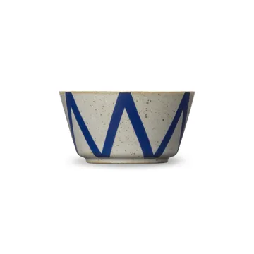 DAN-ILD zigzag  ボウル Ø9 cm - blue - Lyngby Porcelæn | リュンビューポーセリン