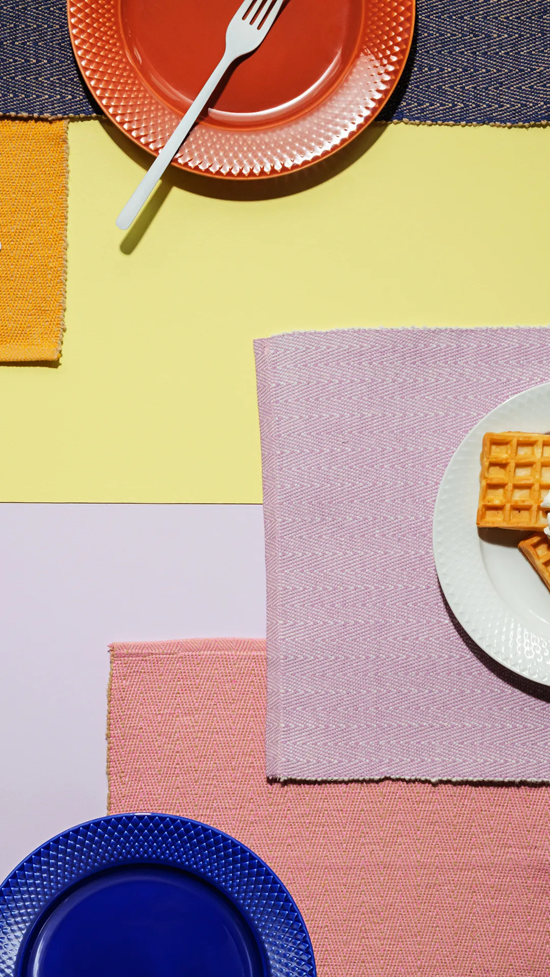 Herringbone プレースマット 30x43 cm, Purple Lyngby Porcelæn | リュンビューポーセリン