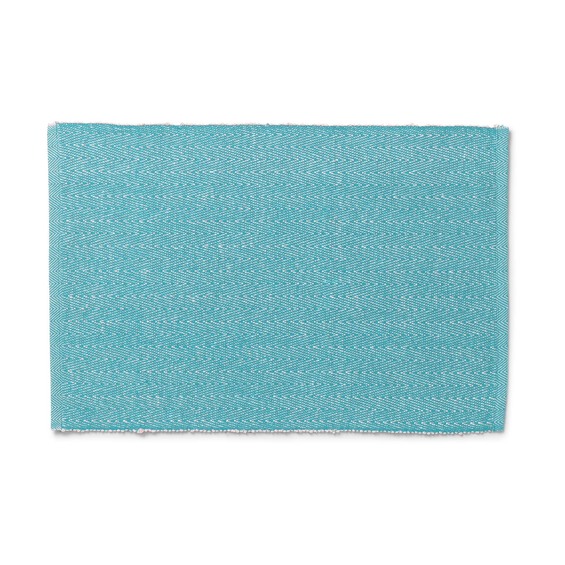 Herringbone プレースマット 30x43 cm, Turquoise Lyngby Porcelæn | リュンビューポーセリン